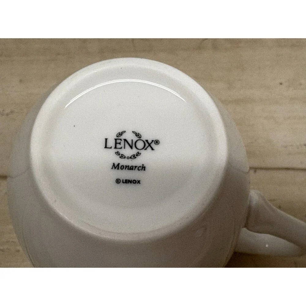 Lenox Butterfly Medow Monarch Porcelain Coffee Mug